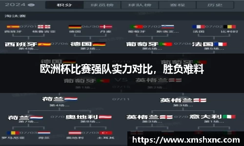 欧洲杯比赛强队实力对比，胜负难料